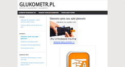 Desktop Screenshot of glukometr.pl
